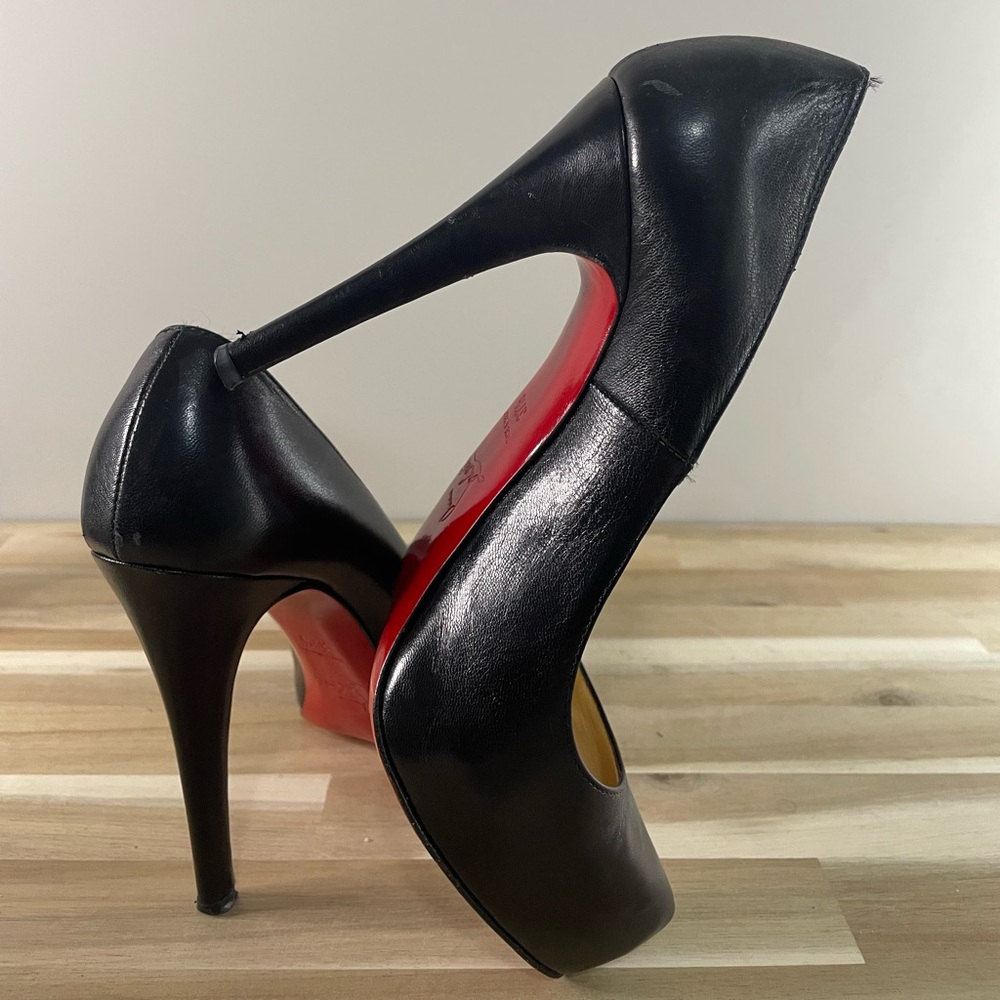 ROLANDO 120s - Christian Louboutin Black Heels - Picture 3 of 6
